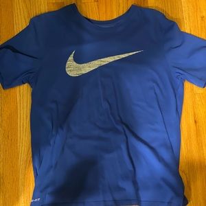 Nike Swoosh Blue tee (L)